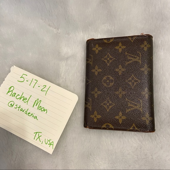 SOLD LOUIS VUITTON Brown Canvas Monogram Trifold - Picture 4 of 16